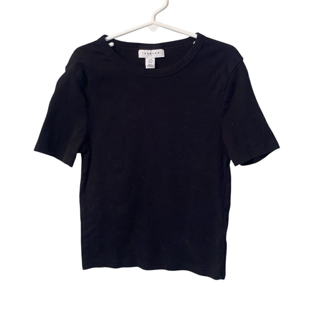 TopShop Black Fitted T-Shirt